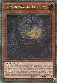 Ragnaraika the Evil Seed (Quarter Century Secret Rare) - Legacy of Destruction (LEDE) #LEDE-EN013 - Quarter Century Secret Rare YuGiOh Trading Card