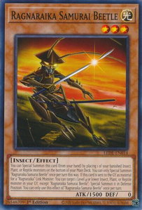 Ragnaraika Samurai Beetle - Legacy of Destruction (LEDE) #LEDE-EN014 - Common / Short Print YuGiOh Trading Card
