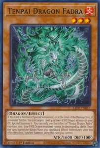 Tenpai Dragon Fadra - Legacy of Destruction (LEDE) #LEDE-EN017 - Common / Short Print YuGiOh Trading Card