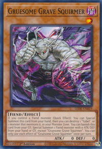 Gruesome Grave Squirmer - Legacy of Destruction (LEDE) #LEDE-EN019 - Common / Short Print YuGiOh Trading Card