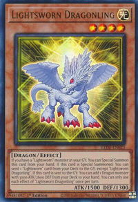 Lightsworn Dragonling - Legacy of Destruction (LEDE) #LEDE-EN023 - Ultra Rare YuGiOh Trading Card