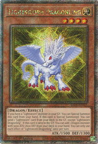 Lightsworn Dragonling (Quarter Century Secret Rare) - Legacy of Destruction (LEDE) #LEDE-EN023 - Quarter Century Secret Rare YuGiOh Trading Card