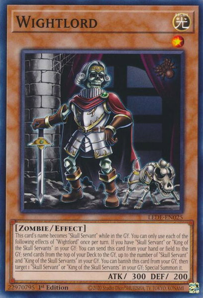 Wightlord - Legacy of Destruction YuGiOh trading card