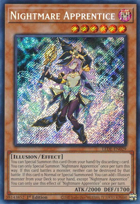 Nightmare Apprentice - Legacy of Destruction YuGiOh trading card