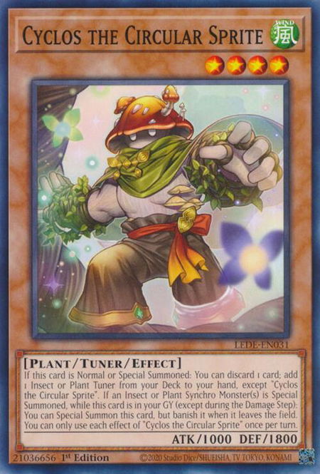 Cyclos the Circular Sprite - Legacy of Destruction YuGiOh trading card