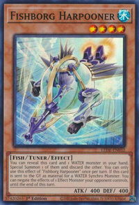 Fishborg Harpooner - Legacy of Destruction (LEDE) #LEDE-EN032 - Super Rare YuGiOh Trading Card