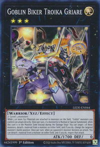 Goblin Biker Troika Griare - Legacy of Destruction (LEDE) #LEDE-EN044 - Super Rare YuGiOh Trading Card