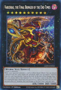 Varudras, the Final Bringer of the End Times - Legacy of Destruction (LEDE) #LEDE-EN045 - Secret Rare YuGiOh Trading Card