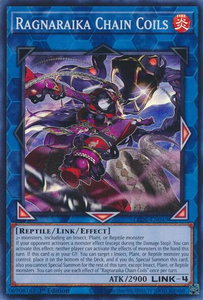 Ragnaraika Chain Coils - Legacy of Destruction (LEDE) #LEDE-EN049 - Super Rare YuGiOh Trading Card