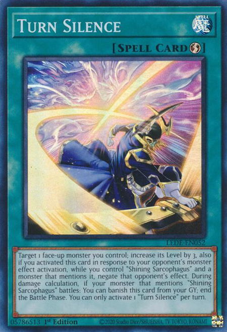 Turn Silence - Legacy of Destruction YuGiOh trading card