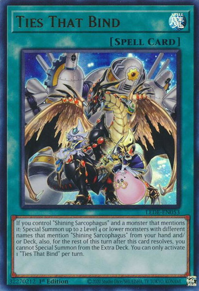 Ties That Bind - Legacy of Destruction YuGiOh trading card