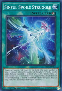 Sinful Spoils Struggle - Legacy of Destruction (LEDE) #LEDE-EN057 - Common / Short Print YuGiOh Trading Card