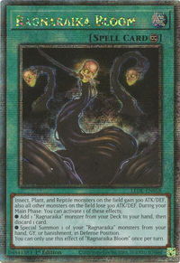 Ragnaraika Bloom (Quarter Century Secret Rare) - Legacy of Destruction (LEDE) #LEDE-EN058 - Quarter Century Secret Rare YuGiOh Trading Card