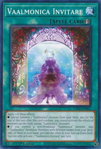 Vaalmonica Invitare - Legacy of Destruction (LEDE) #LEDE-EN065 - Common / Short Print YuGiOh Trading Card