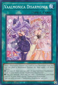 Vaalmonica Disarmonia - Legacy of Destruction (LEDE) #LEDE-EN066 - Common / Short Print YuGiOh Trading Card