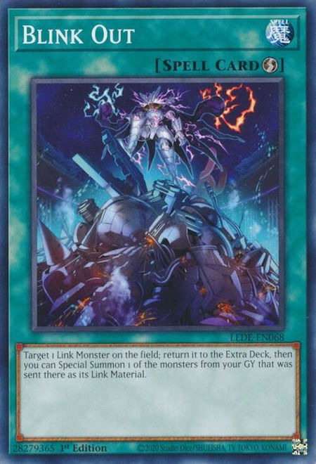 Blink Out - Legacy of Destruction YuGiOh trading card