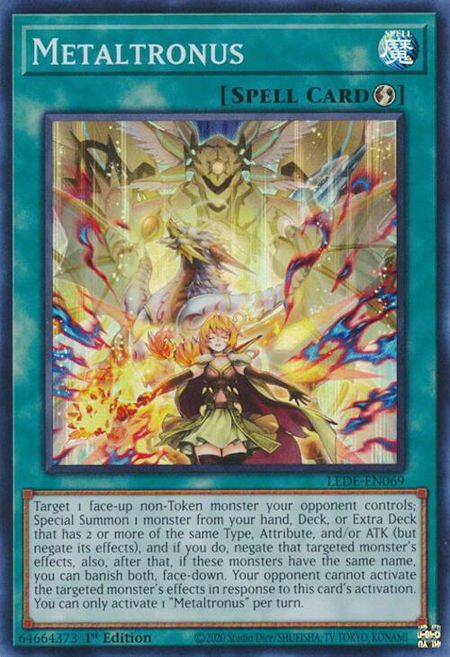 Metaltronus - Legacy of Destruction YuGiOh trading card