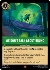 We Don't Talk About Bruno - Ursula's Return (4) #97/204 - Rare Disney Lorcana Trading Card