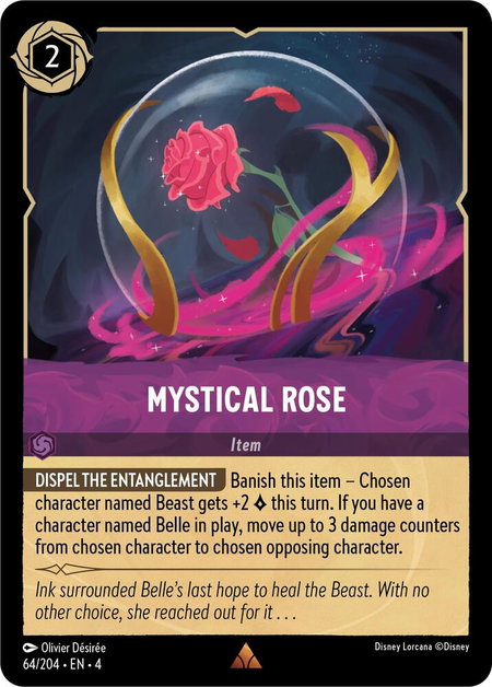 Mystical Rose - Ursula's Return Disney Lorcana trading card