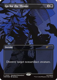 Go for the Throat - Standard Showdown Promos (SSP) #3 - Promo Magic: The Gathering Trading Card