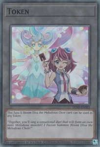 Token: Zuzu and Bloom Diva the Melodious Choir - Legacy of Destruction (LEDE) #TKN5-EN003 - Super Rare YuGiOh Trading Card