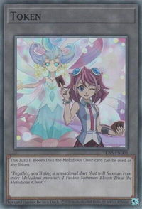 Token: Zuzu and Bloom Diva the Melodious Choir - Legacy of Destruction (LEDE) #TKN5-EN003 - Super Rare YuGiOh Trading Card