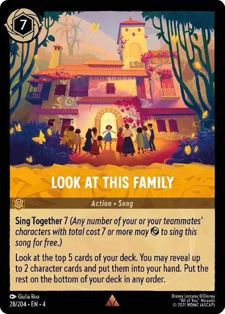 Look at This Family - Ursula's Return Disney Lorcana trading card