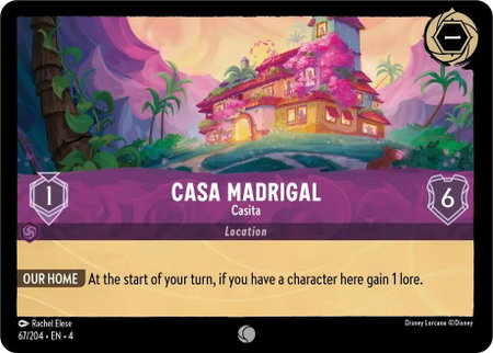 Casa Madrigal - Casita - Ursula's Return Disney Lorcana trading card