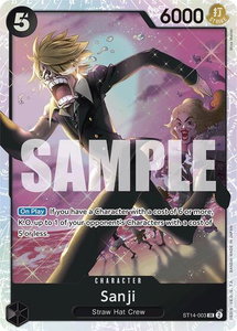 Sanji - Starter Deck 14: 3D2Y (ST-14) #ST14-003 - Super Rare One Piece Trading Card