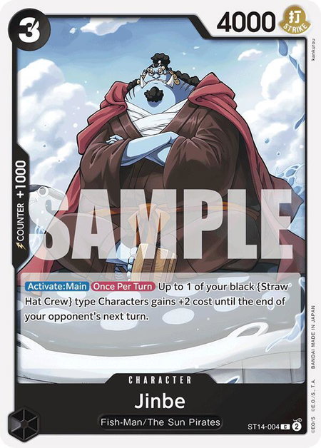 Jinbe - Starter Deck 14: 3D2Y One Piece trading card