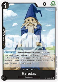 Haredas - Starter Deck 14: 3D2Y (ST-14) #ST14-008 - Common One Piece Trading Card