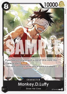 Monkey.D.Luffy (012) - Starter Deck 14: 3D2Y (ST-14) #ST14-012 - Common One Piece Trading Card