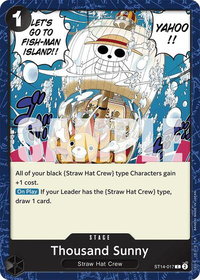 Thousand Sunny - Starter Deck 14: 3D2Y (ST-14) #ST14-017 - Common One Piece Trading Card