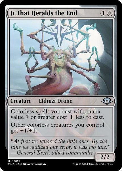 It That Heralds the End trading card from Modern Horizons 3 It That Heralds the End - Modern Horizons 3 Magic: The Gathering trading card