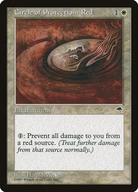 Circle of Protection: Red - Tempest (TMP) #11 - Common Magic: The Gathering Trading Card