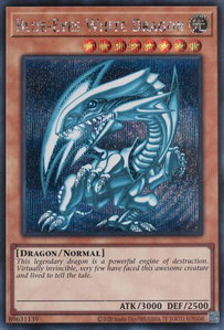 Blue-Eyes White Dragon (Secret Rare) - 25th Anniversary Ultimate Kaiba Set (KC01) #null - Secret Rare YuGiOh Trading Card
