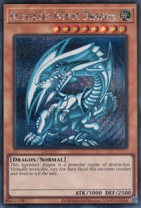 Blue-Eyes White Dragon (Secret Rare) - 25th Anniversary Ultimate Kaiba Set (KC01) #null - Secret Rare YuGiOh Trading Card