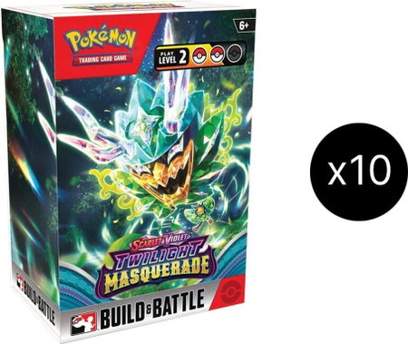 Twilight Masquerade Build & Battle Box Display - SV06: Twilight Masquerade Pokémon trading card