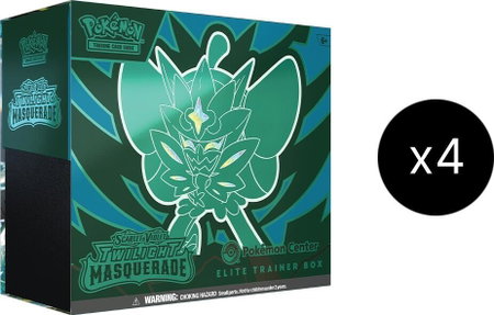 Twilight Masquerade Pokemon Center Elite Trainer Box (Exclusive) Case - SV06: Twilight Masquerade Pokémon trading card