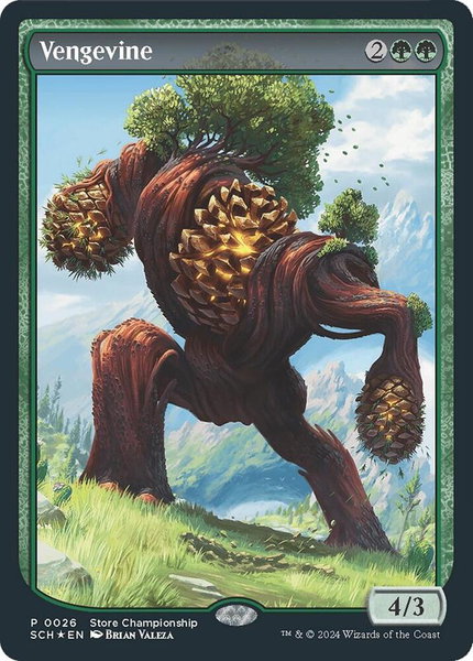 Vengevine trading card from Game Day & Store Championship Promos Vengevine - Game Day & Store Championship Promos Magic: The Gathering trading card