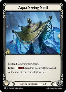 Aqua Seeing Shell - Blitz Deck: Part the Mistveil - Nuu  #NUU003 - Common Flesh and Blood Trading Card
