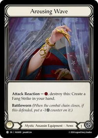 Arousing Wave - Blitz Deck: Part the Mistveil - Nuu  #NUU005 - Common Flesh and Blood Trading Card