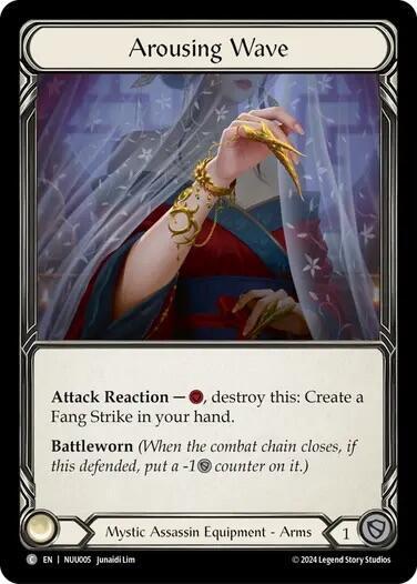 Arousing Wave - Blitz Deck: Part the Mistveil - Nuu Flesh and Blood trading card