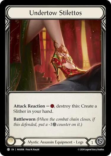 Undertow Stilettos - Blitz Deck: Part the Mistveil - Nuu Flesh and Blood trading card