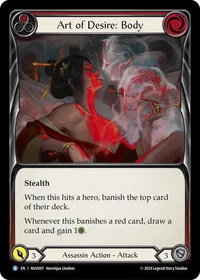 Art of Desire: Body - Blitz Deck: Part the Mistveil - Nuu  #NUU007 - Rare Flesh and Blood Trading Card