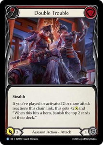 Double Trouble - Blitz Deck: Part the Mistveil - Nuu  #NUU010 - Rare Flesh and Blood Trading Card
