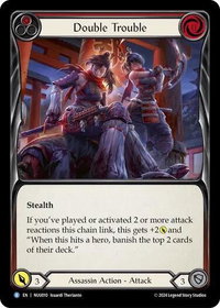 Double Trouble - Blitz Deck: Part the Mistveil - Nuu  #NUU010 - Rare Flesh and Blood Trading Card