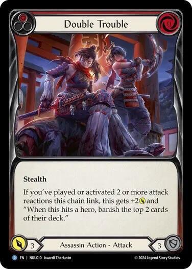 Double Trouble - Blitz Deck: Part the Mistveil - Nuu Flesh and Blood trading card