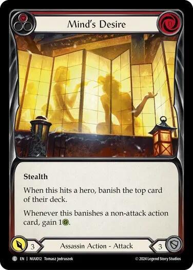Mind's Desire (Red) - Blitz Deck: Part the Mistveil - Nuu Flesh and Blood trading card