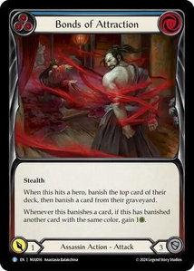 Bonds of Attraction (Blue) - Blitz Deck: Part the Mistveil - Nuu  #NUU016 - Common Flesh and Blood Trading Card